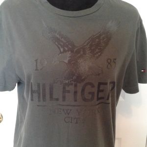 Tommy Hilfiger grey t  shirt size small top